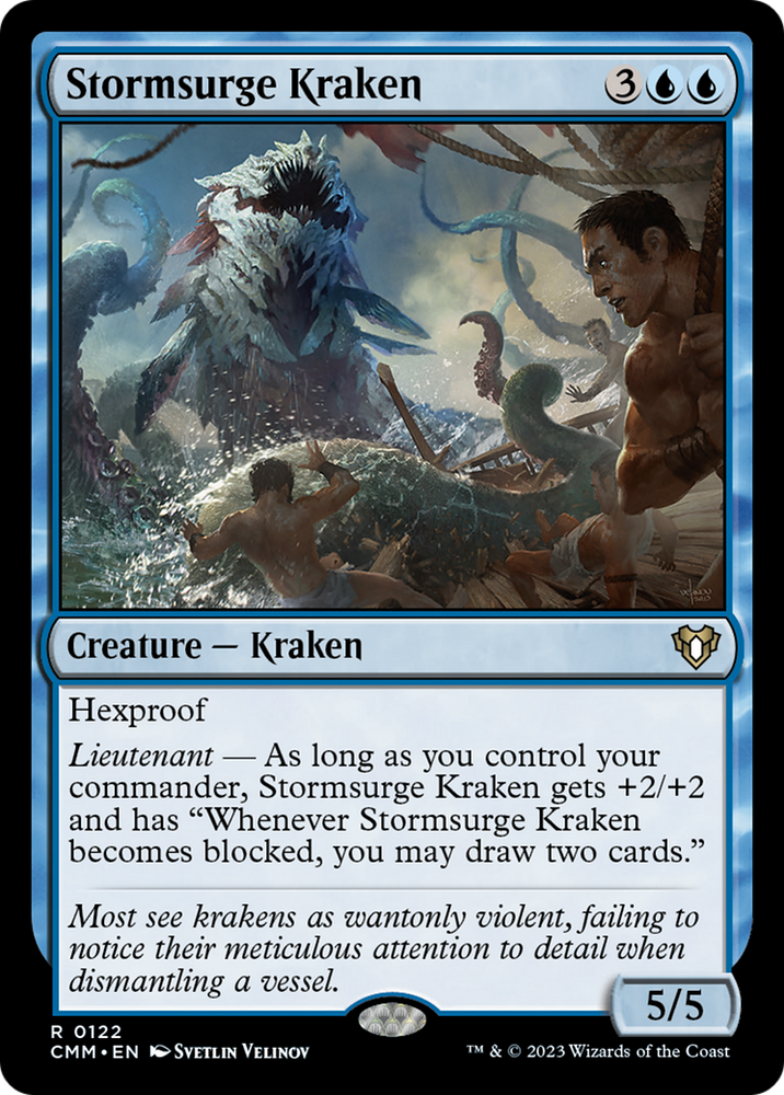 Magic | Stormsurge Kraken [Commander Masters] | The Nerd Merchant