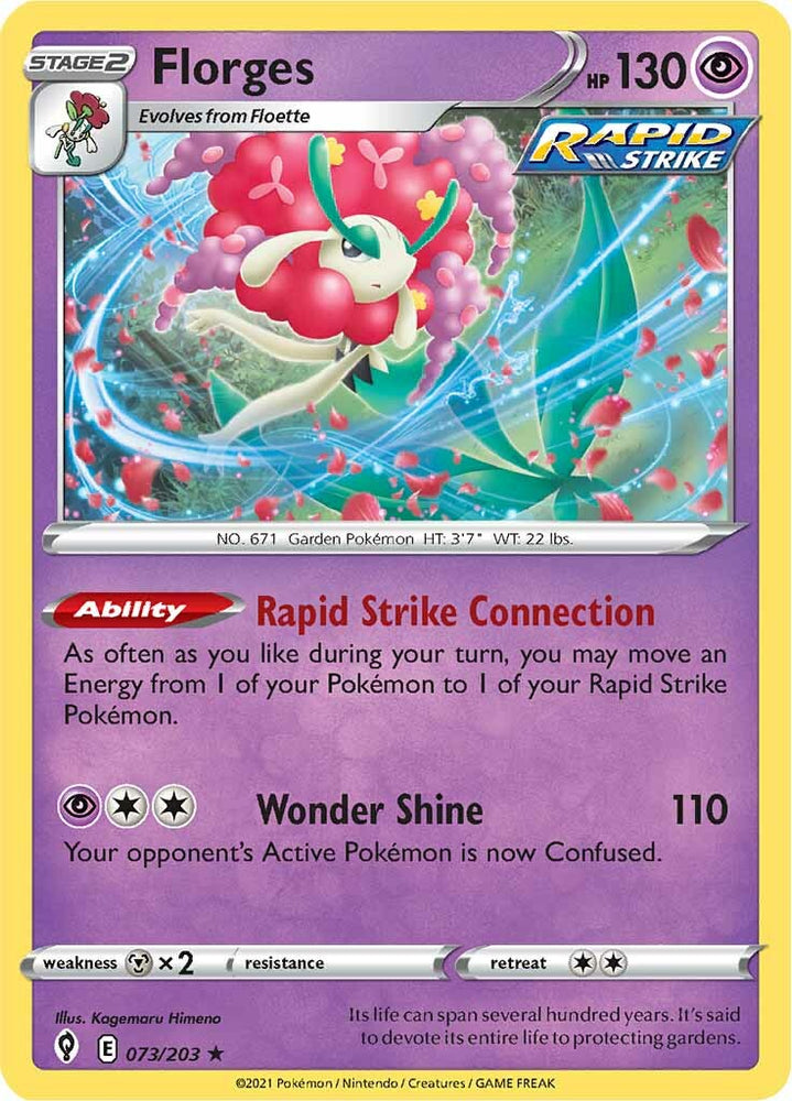 Pokemon | Florges (073/203) [Sword & Shield: Evolving Skies] | The Nerd Merchant