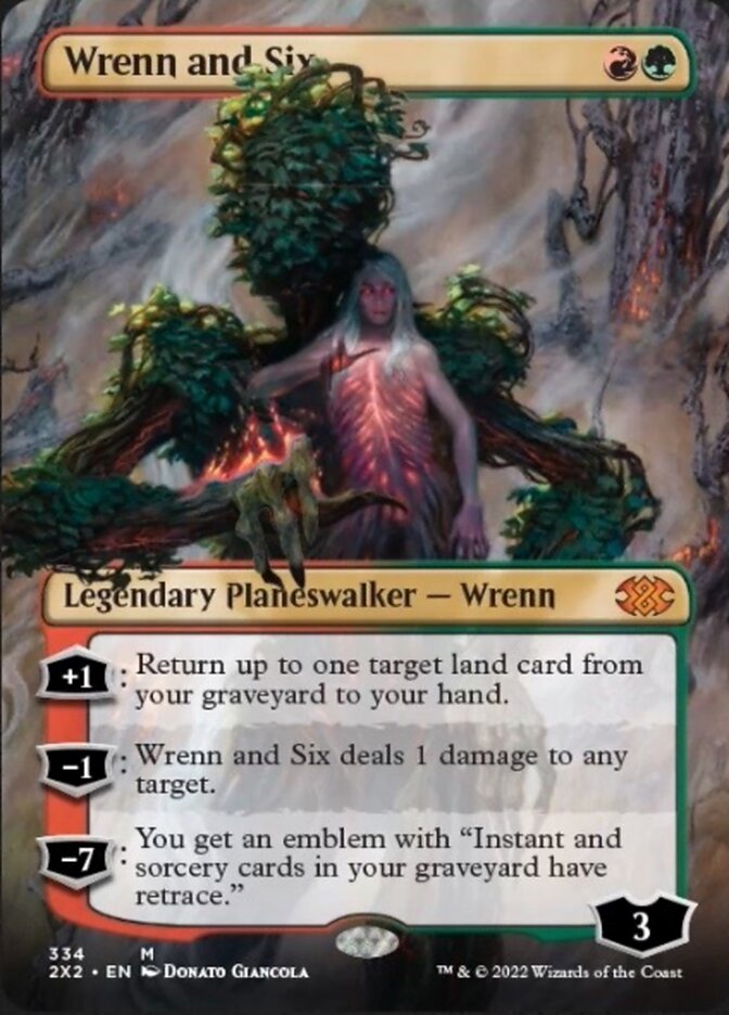 Magic | Wrenn and Six (Borderless) [Double Masters 2022] | The Nerd Merchant