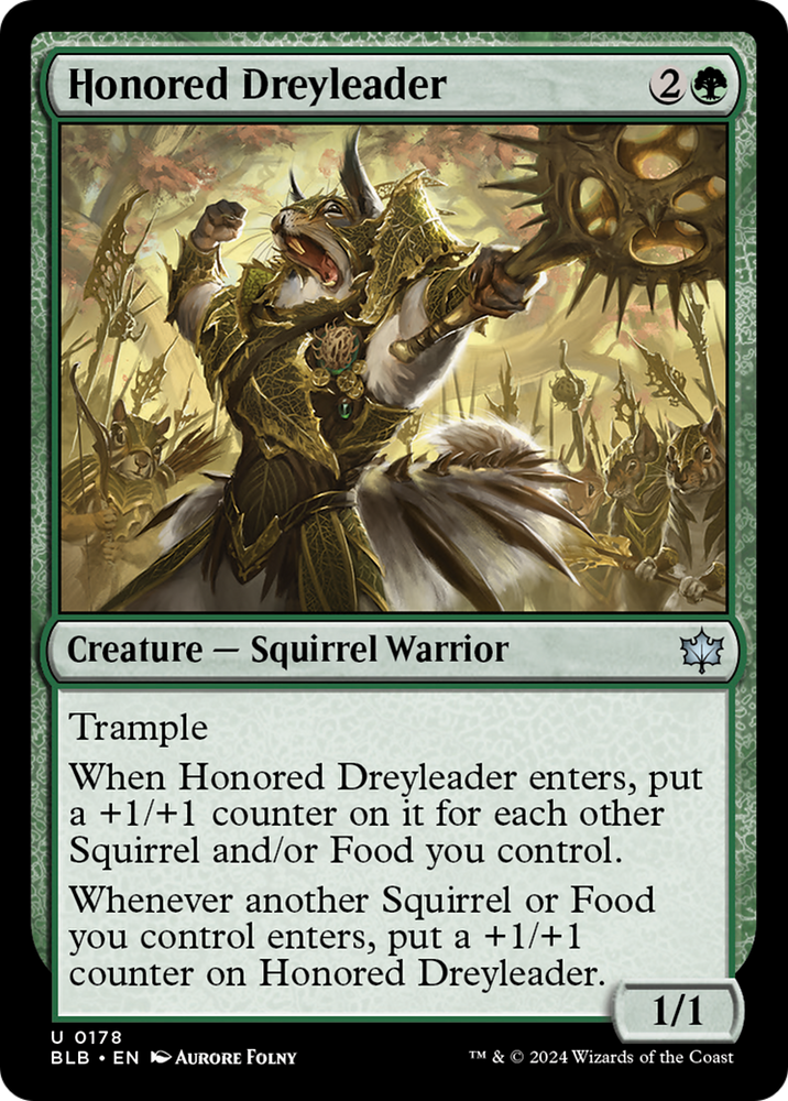 Magic | Honored Dreyleader [Bloomburrow] | The Nerd Merchant