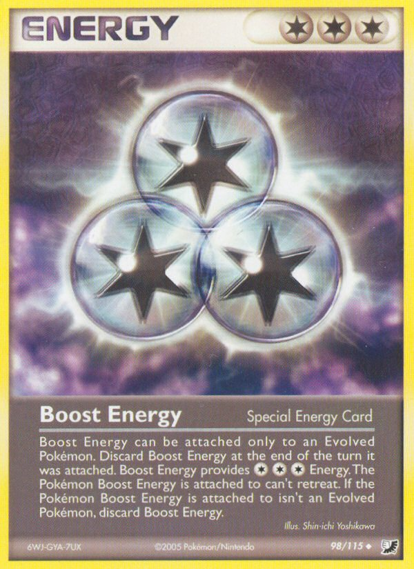 Pokemon | Boost Energy (98/115) [EX: Unseen Forces] | The Nerd Merchant