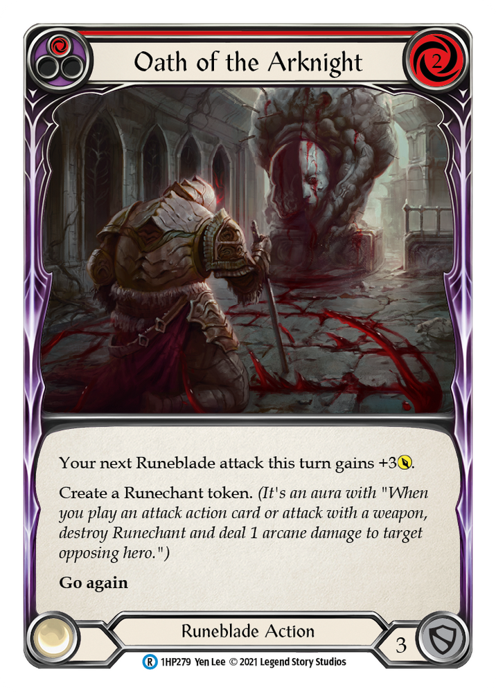 Flesh and Blood TCG | Oath of the Arknight (Red) [1HP279] (History Pack 1) | The Nerd Merchant