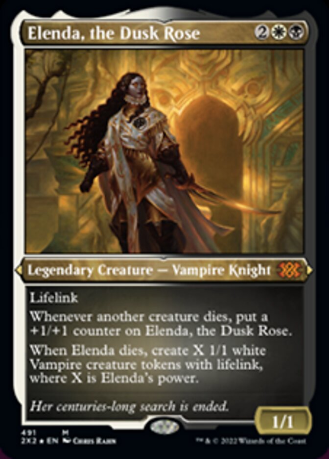 Magic | Elenda, the Dusk Rose (Foil Etched) [Double Masters 2022] | The Nerd Merchant