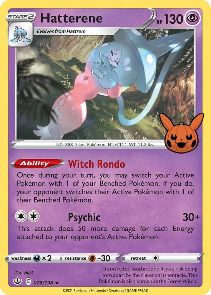 Pokemon | Hatterene (073/198) [Trick or Trade] | The Nerd Merchant