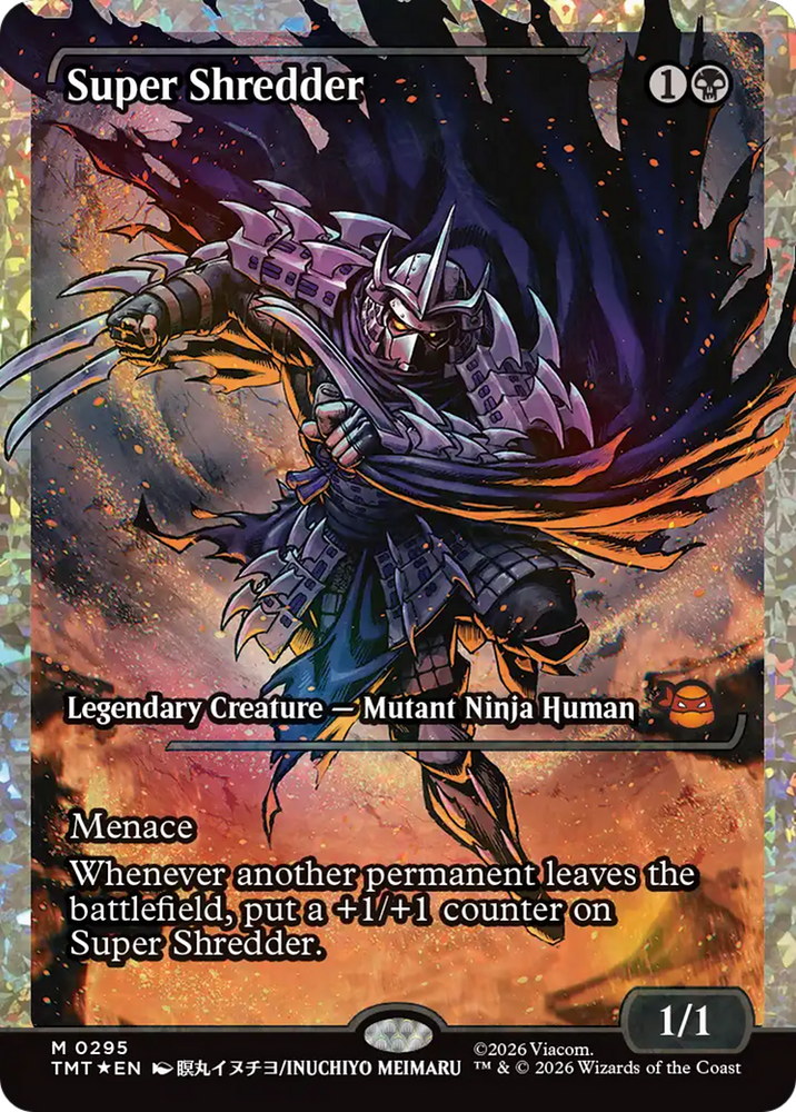Magic | Super Shredder (Showcase) (Fracture Foil) [Teenage Mutant Ninja Turtles] | The Nerd Merchant