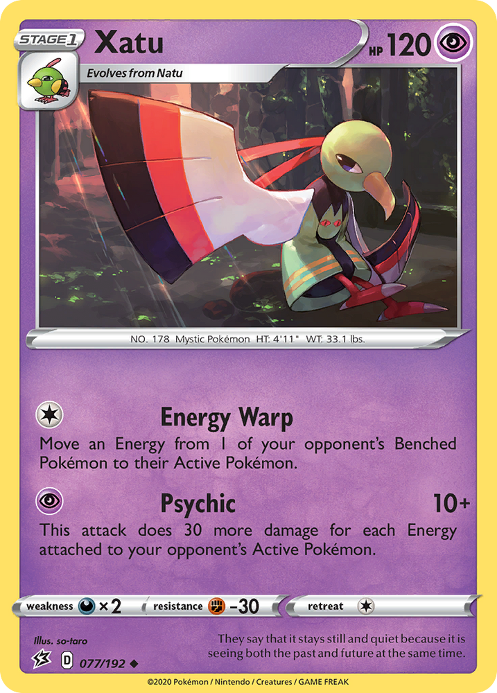 Pokemon | Xatu (077/192) [Sword & Shield: Rebel Clash] | The Nerd Merchant