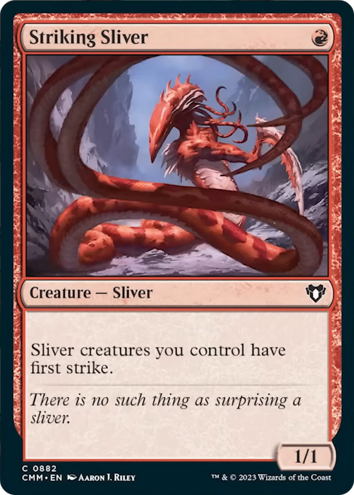 Magic | Striking Sliver [Commander Masters] | The Nerd Merchant