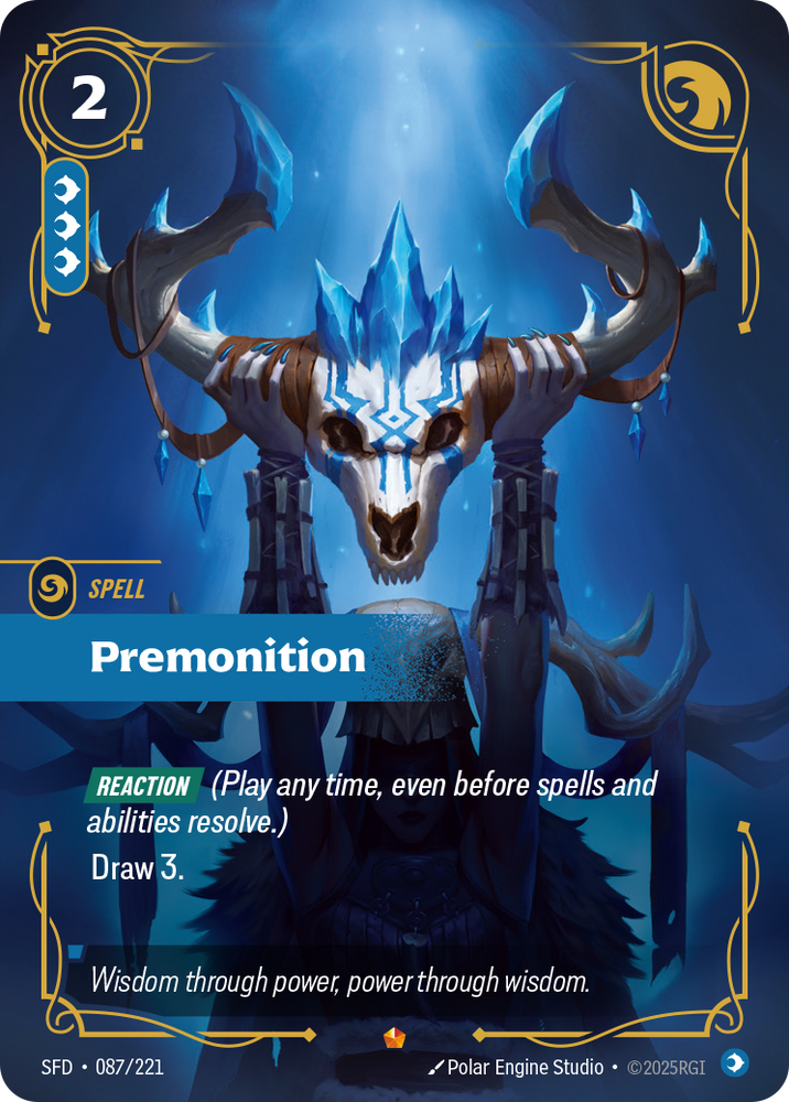 Premonition (Foil) - Spiritforged #87