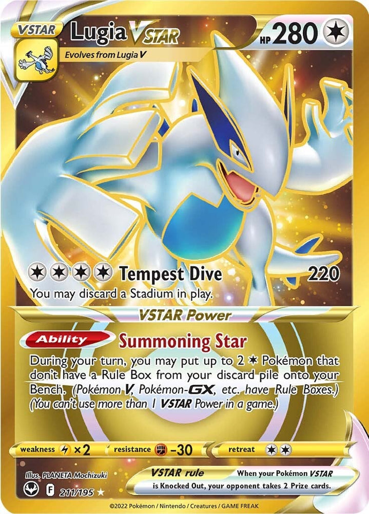 Pokemon | Lugia VSTAR (211/195) [Sword & Shield: Silver Tempest] | The Nerd Merchant
