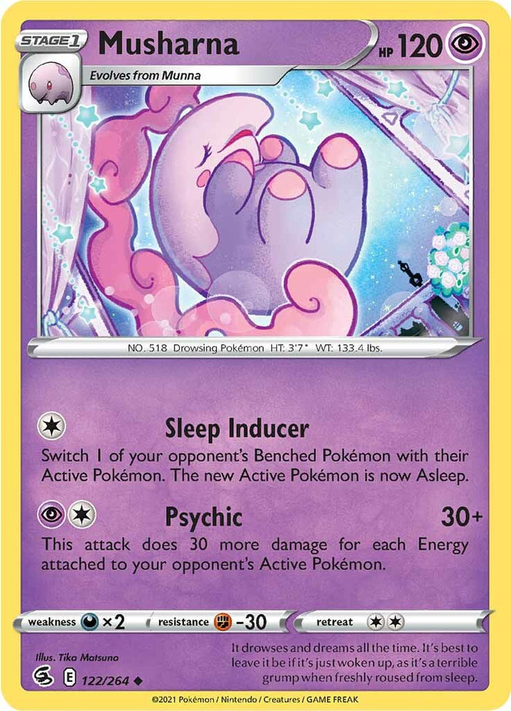 Pokemon | Musharna (122/264) [Sword & Shield: Fusion Strike] | The Nerd Merchant
