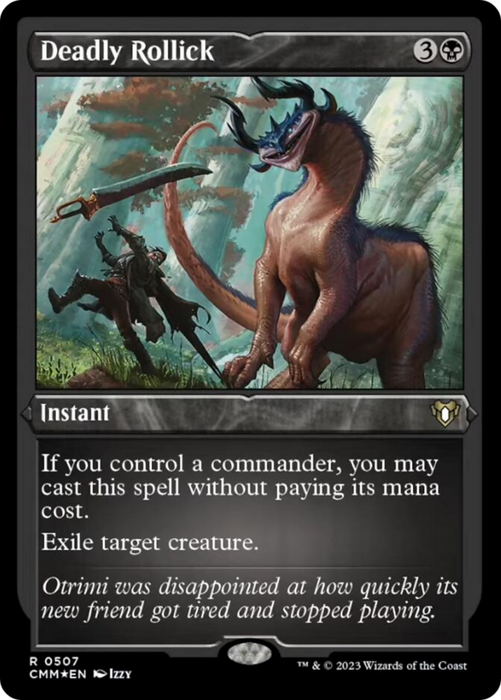 Magic | Deadly Rollick (Foil Etched) [Commander Masters] | The Nerd Merchant
