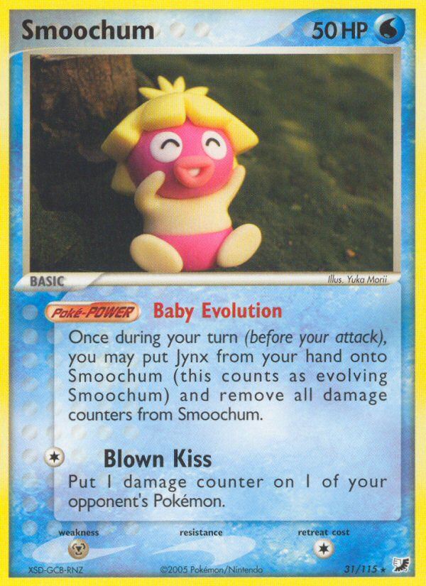 Pokemon | Smoochum (31/115) [EX: Unseen Forces] | The Nerd Merchant