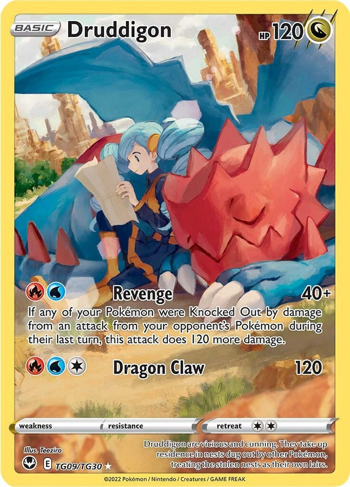 Pokemon | Druddigon (TG09/TG30) [Sword & Shield: Silver Tempest] | The Nerd Merchant