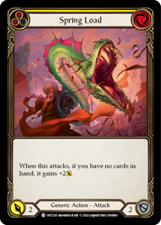 Flesh and Blood TCG | Spring Load (Yellow) [OUT220] (Outsiders)  Rainbow Foil | The Nerd Merchant