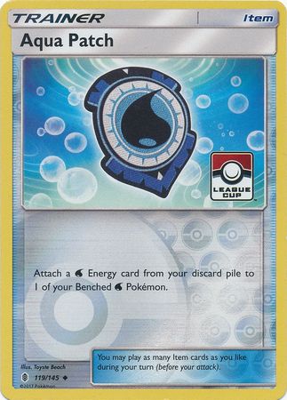 Pokemon | Aqua Patch (119/145) (League Promo) [Sun & Moon: Guardians Rising] | The Nerd Merchant