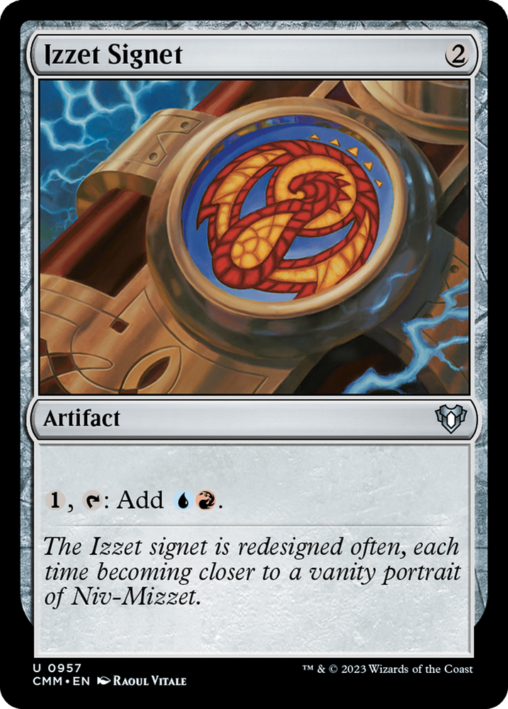 Magic | Izzet Signet [Commander Masters] | The Nerd Merchant