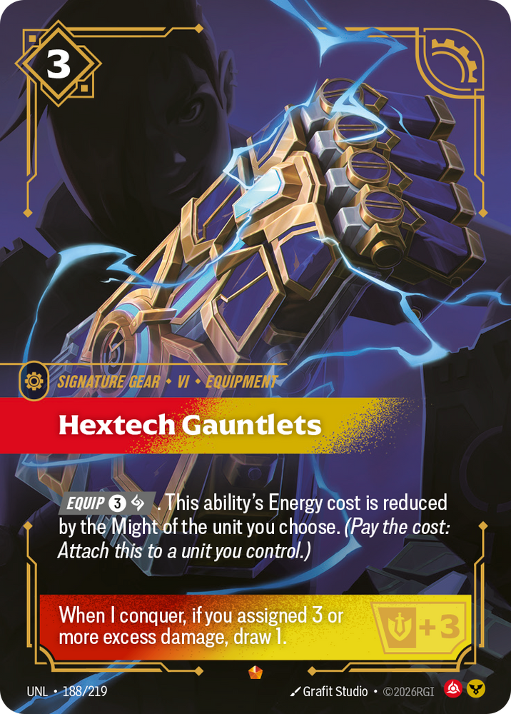 Hextech Gauntlets (Foil) - Unleashed (188/219)
