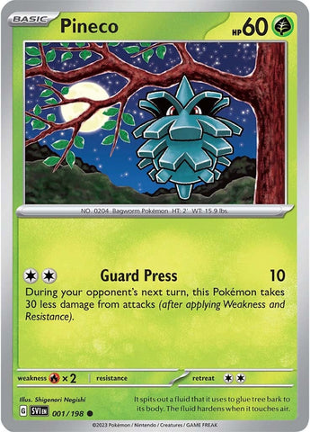 Pokemon | Pineco (001/198) [Scarlet & Violet: Base Set] | The Nerd Merchant