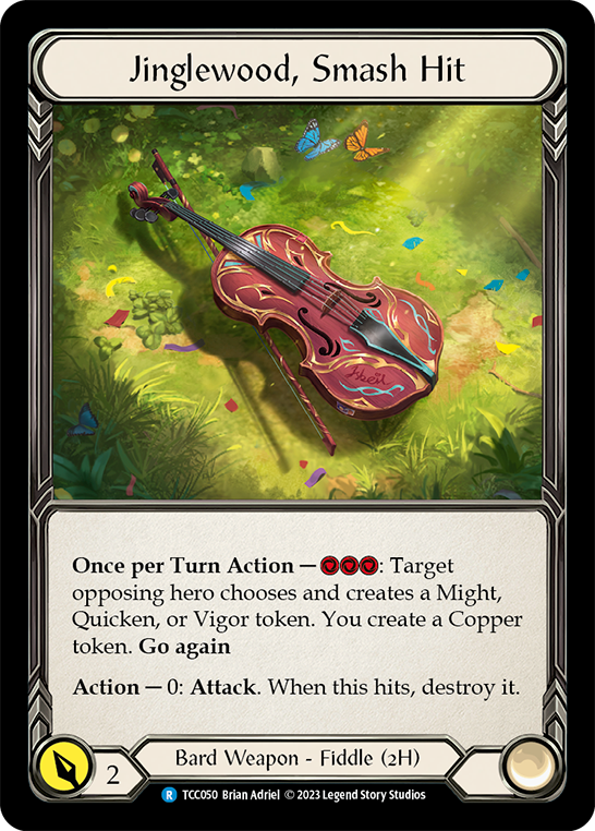 Flesh and Blood TCG | Jinglewood, Smash Hit [TCC050] (Round the Table: TCC x LSS)  Cold Foil | The Nerd Merchant