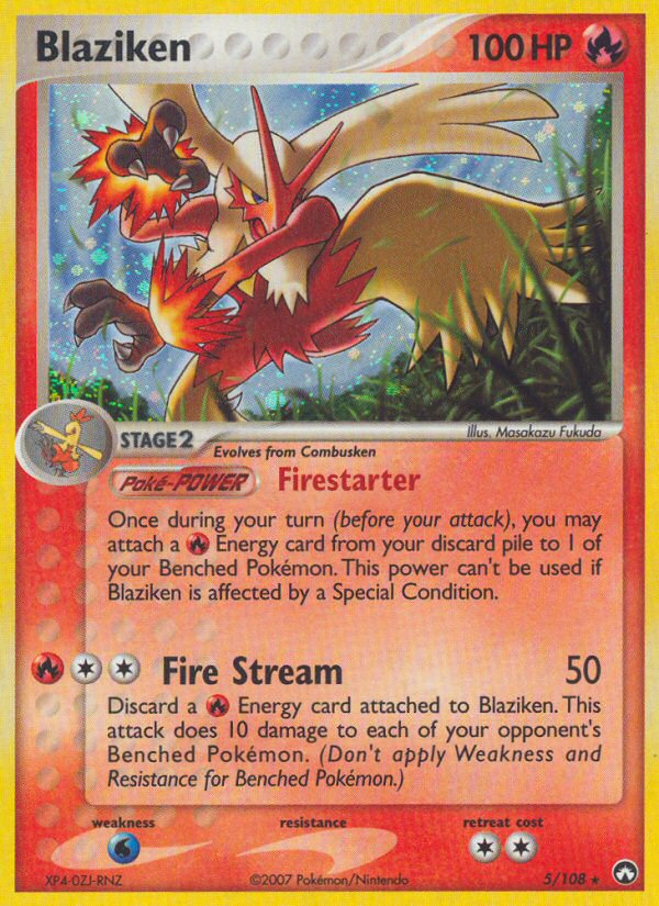 Pokemon | Blaziken (5/108) [EX: Power Keepers] | The Nerd Merchant