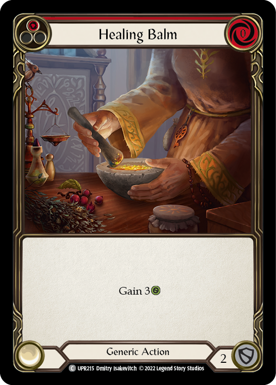 Flesh and Blood TCG | Healing Balm (Red) [UPR215] (Uprising) | The Nerd Merchant
