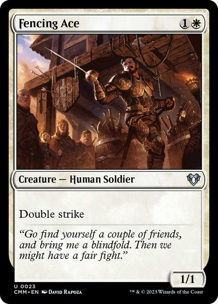 Magic | Fencing Ace [Commander Masters] | The Nerd Merchant