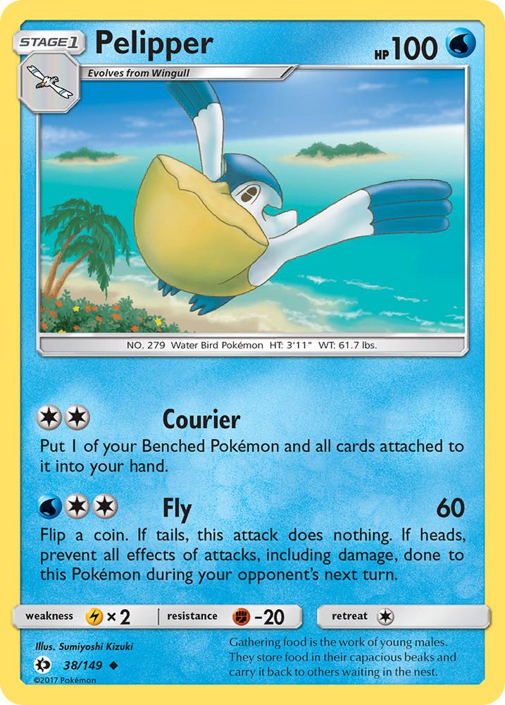 Pokemon | Pelipper (38/149) [Sun & Moon: Base Set] | The Nerd Merchant