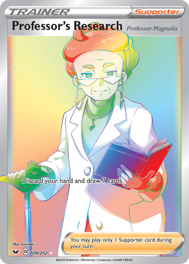 Pokemon | Professor's Research (209/202) [Sword & Shield: Base Set] | The Nerd Merchant