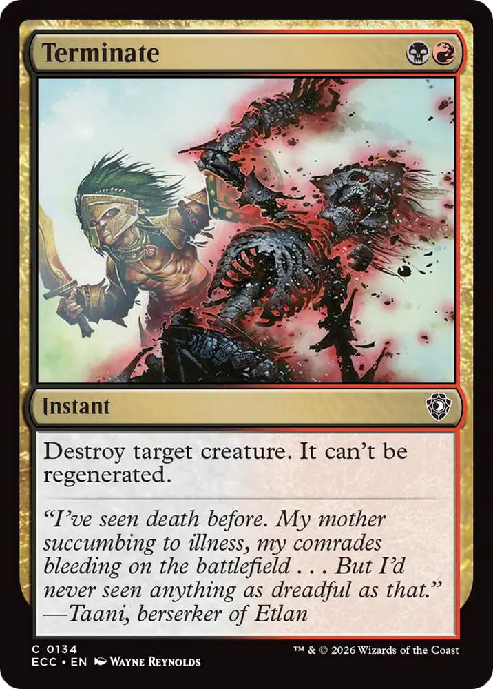 Magic | Terminate [Lorwyn Eclipsed Commander] | The Nerd Merchant