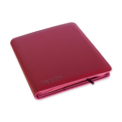 Vault X 12-Pocket Exo-Tec® Zip Binder (Metallic Red)
