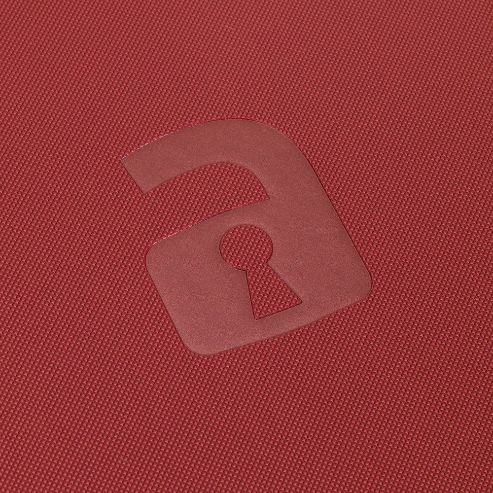Vault X 12-Pocket Exo-Tec® Zip Binder (Metallic Red)