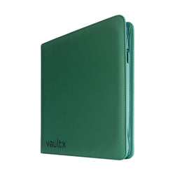 Vault X 12-Pocket Exo-Tec® Zip Binder (Metallic Green)