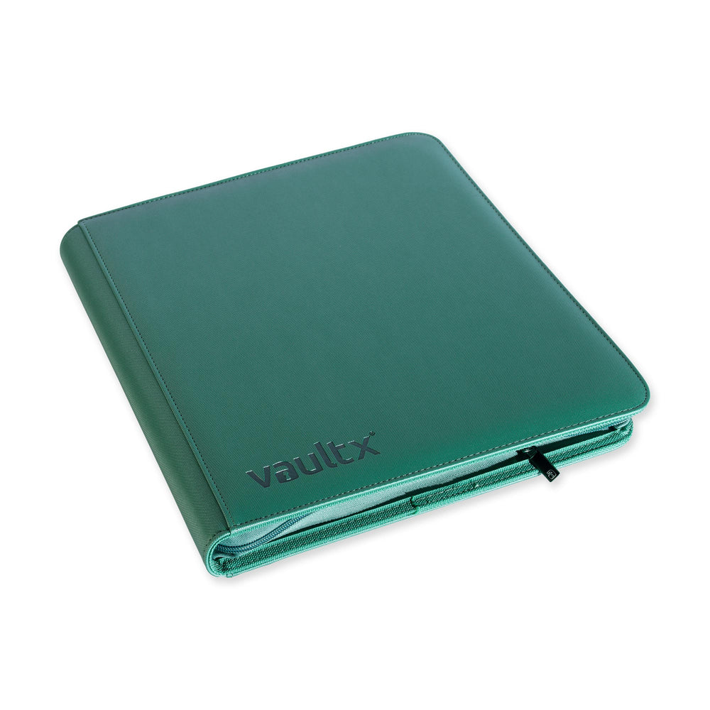 Vault X 12-Pocket Exo-Tec® Zip Binder (Metallic Green)