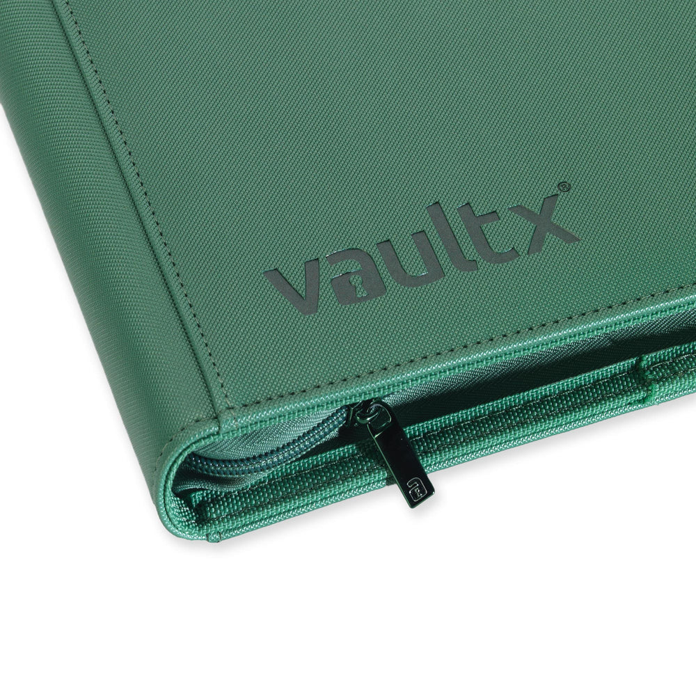 Vault X 12-Pocket Exo-Tec® Zip Binder (Metallic Green)