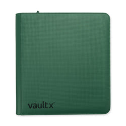 Vault X 12-Pocket Exo-Tec® Zip Binder (Metallic Green)