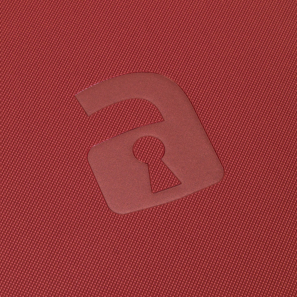 Vault X 9-Pocket Exo-Tec® Zip Binder (Metallic Red)