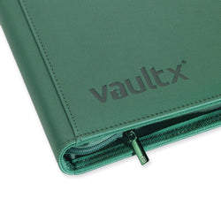 Vault X 9-Pocket Exo-Tec® Zip Binder (Metallic Green)