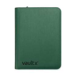 Vault X 9-Pocket Exo-Tec® Zip Binder (Metallic Green)