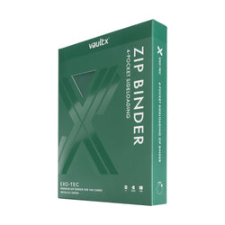 Vault X 4-Pocket Exo-Tec® Zip Binder (Metallic Green)