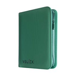 Vault X 4-Pocket Exo-Tec® Zip Binder (Metallic Green)