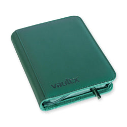 Vault X 4-Pocket Exo-Tec® Zip Binder (Metallic Green)
