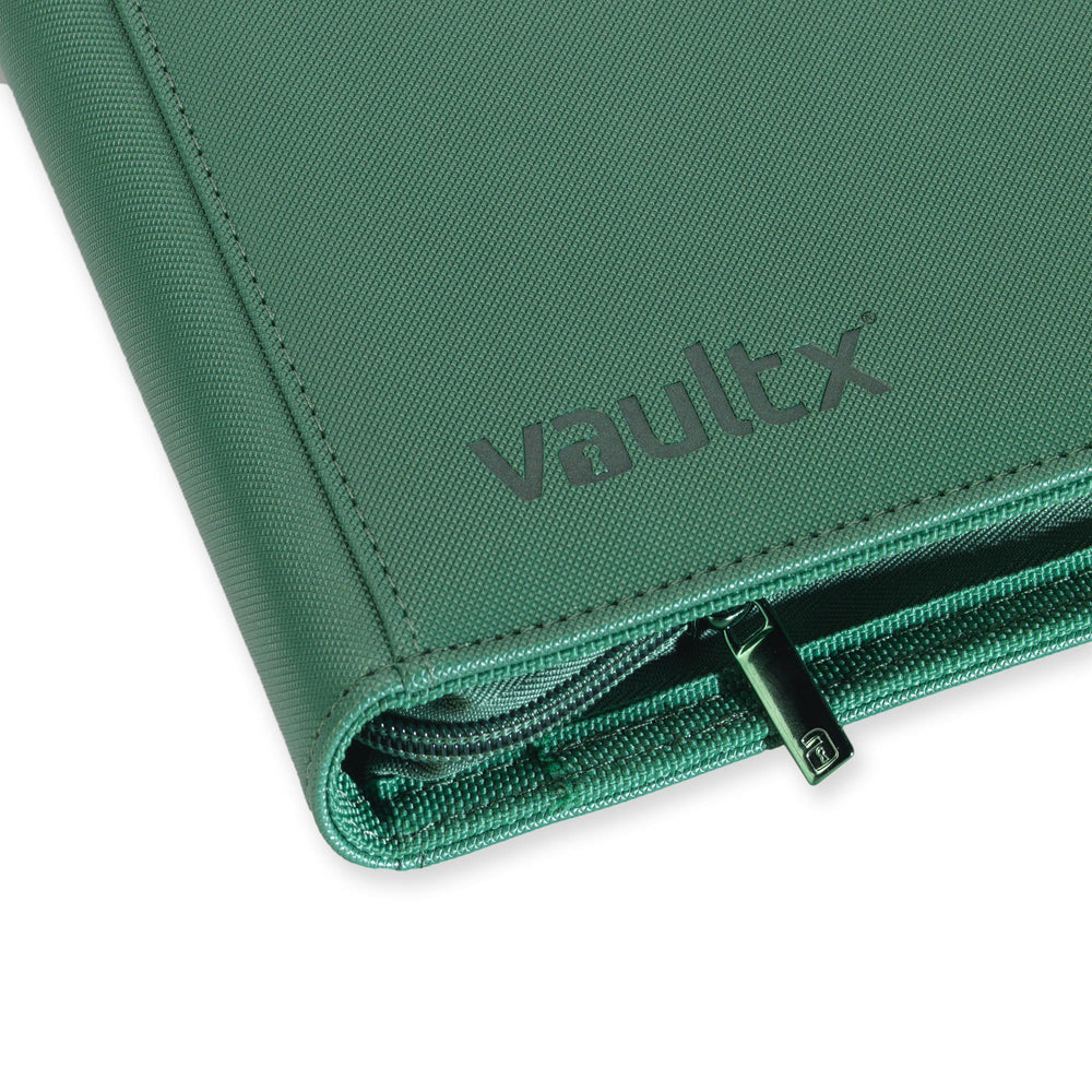 Vault X 4-Pocket Exo-Tec® Zip Binder (Metallic Green)