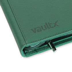 Vault X 4-Pocket Exo-Tec® Zip Binder (Metallic Green)