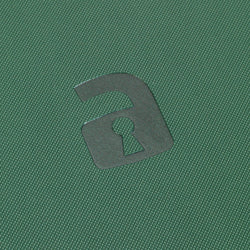Vault X 4-Pocket Exo-Tec® Zip Binder (Metallic Green)
