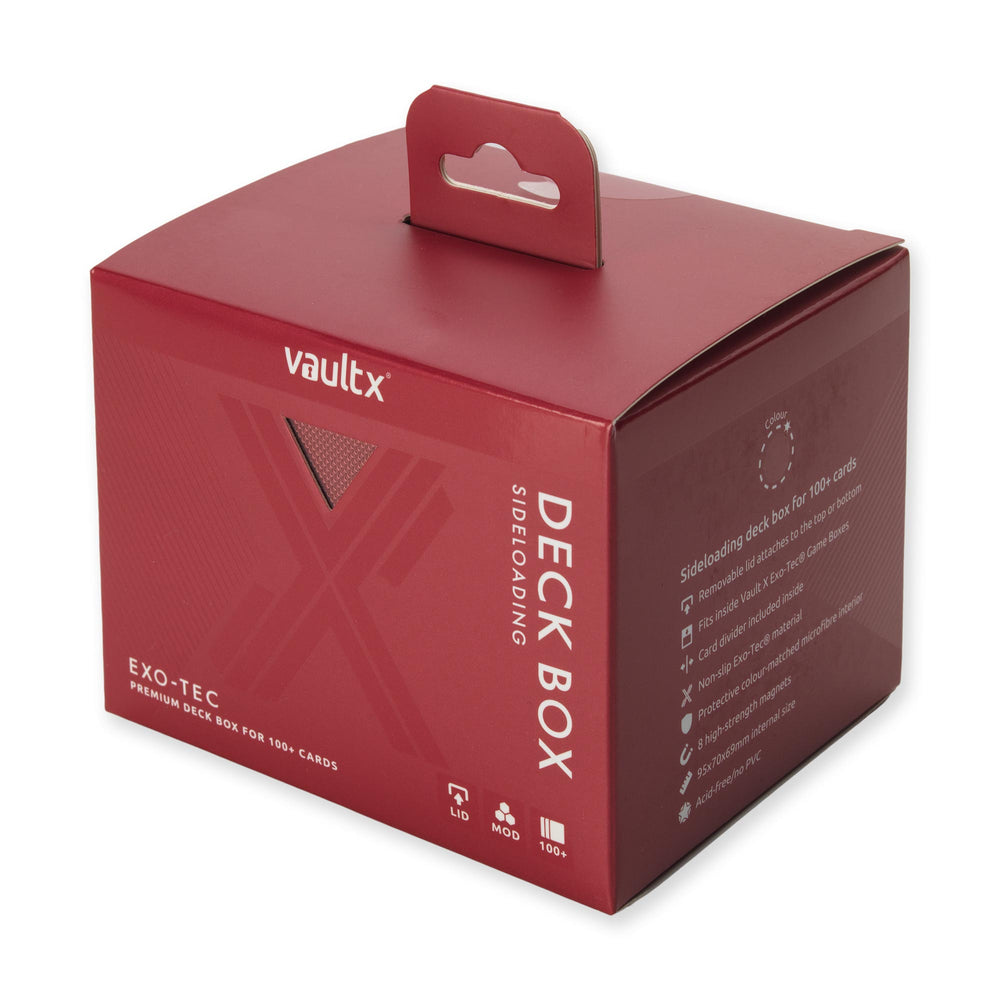 Vault X Exo-Tec® Sideloading Deck Box 100+ (Metallic Red)