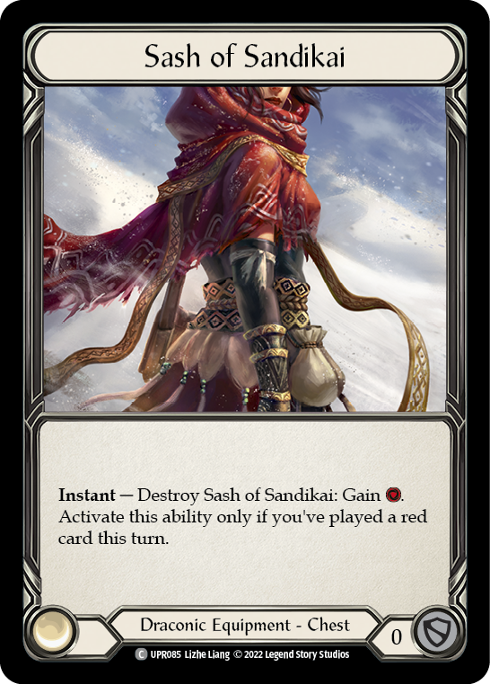 Flesh and Blood TCG | Sash of Sandikai [UPR085] (Uprising) | The Nerd Merchant