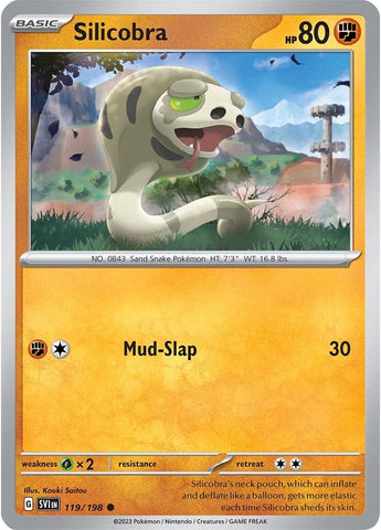 Pokemon | Silicobra (119/198) [Scarlet & Violet: Base Set] | The Nerd Merchant