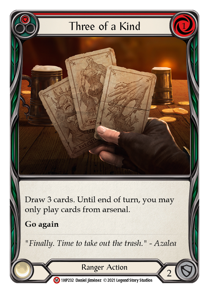 Flesh and Blood TCG | Three of a Kind [1HP232] (History Pack 1) | The Nerd Merchant