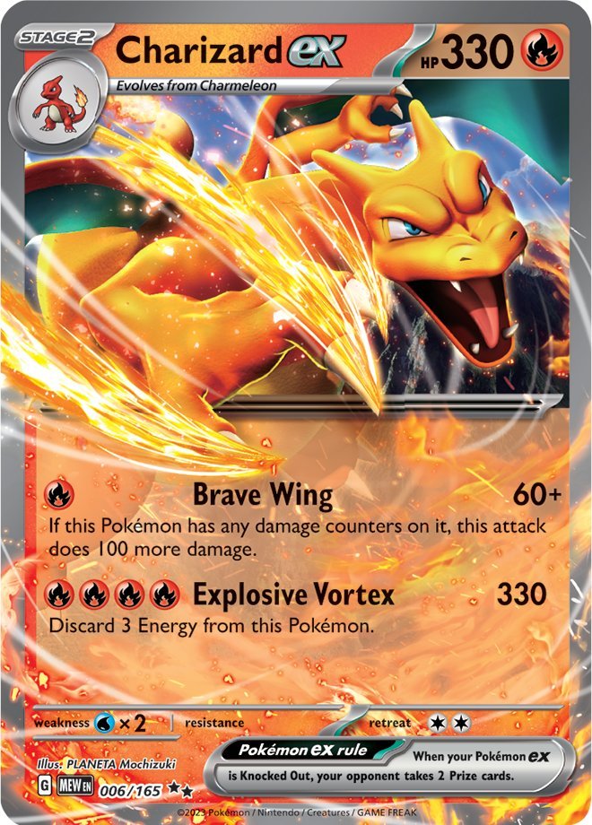 Pokemon | Charizard ex (006/165) [Scarlet & Violet 151] | The Nerd Merchant