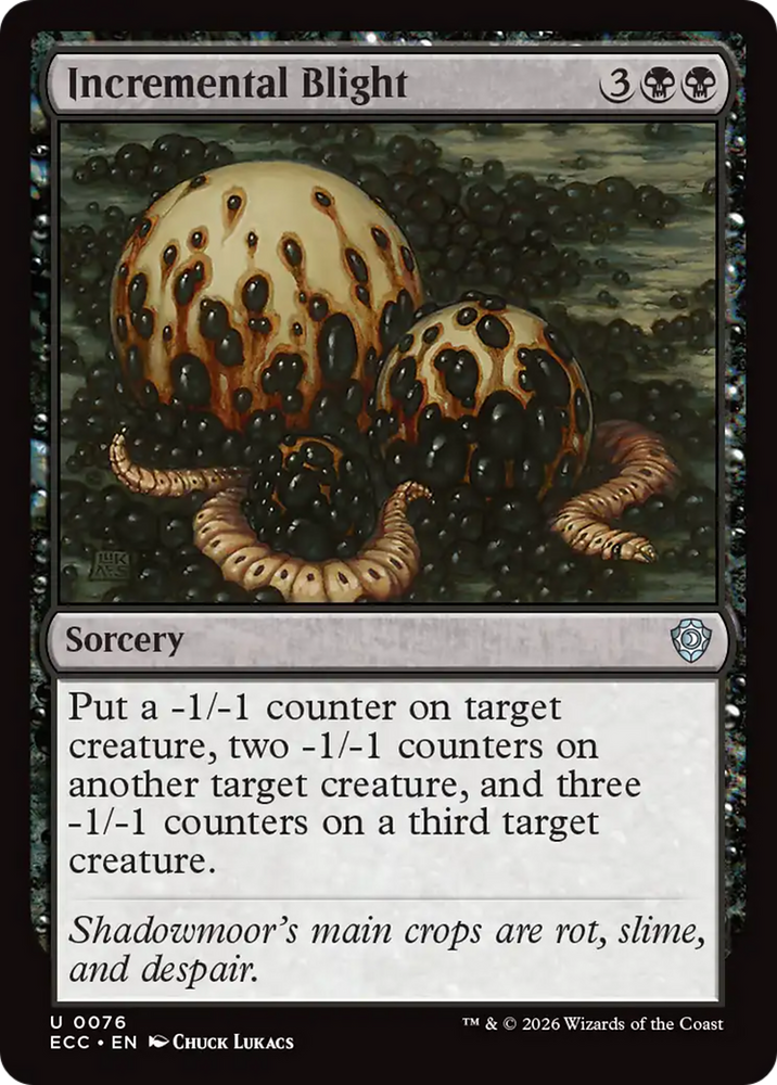 Magic | Incremental Blight [Lorwyn Eclipsed Commander] | The Nerd Merchant